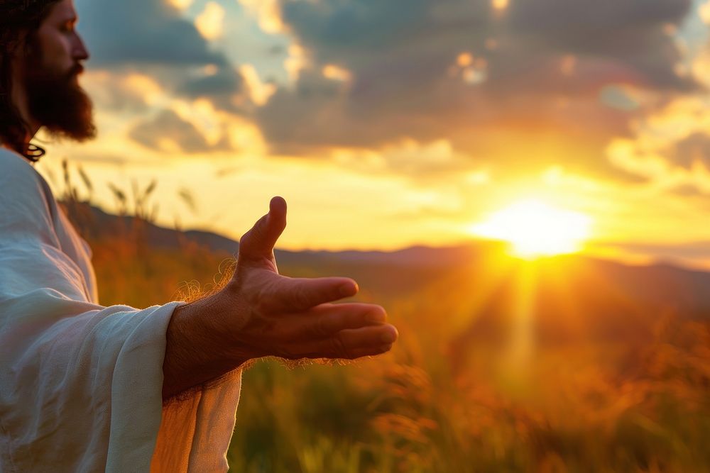 Jesus Christ open his arms | Premium Photo - rawpixel