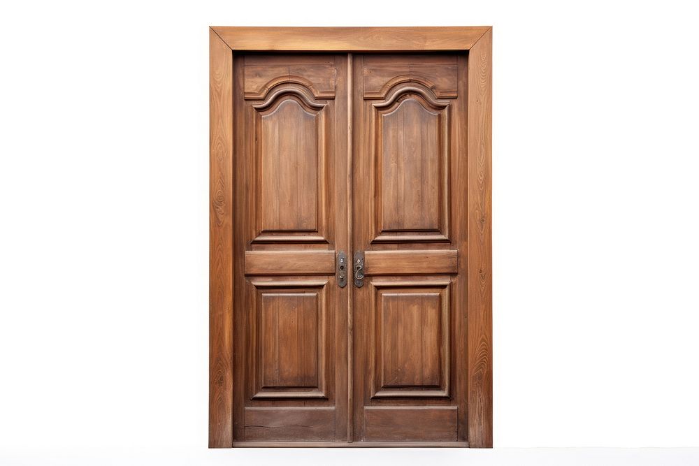 Wooden door closed furniture cupboard hardwood. AI generated Image by rawpixel.