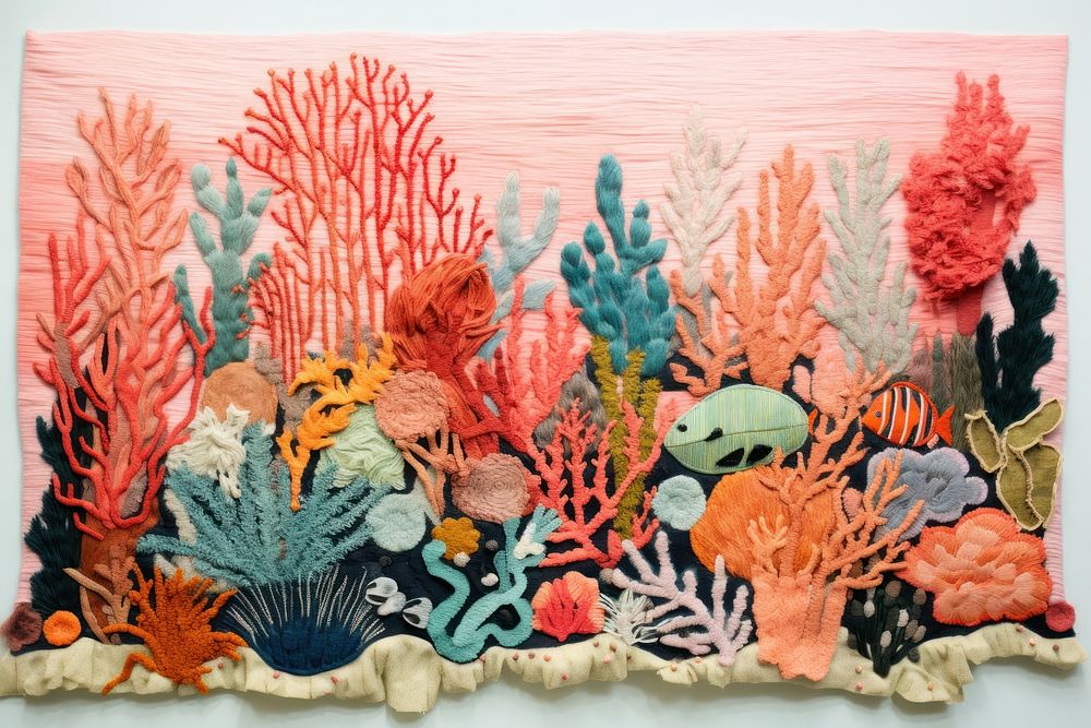 Coral reef pattern nature animal.