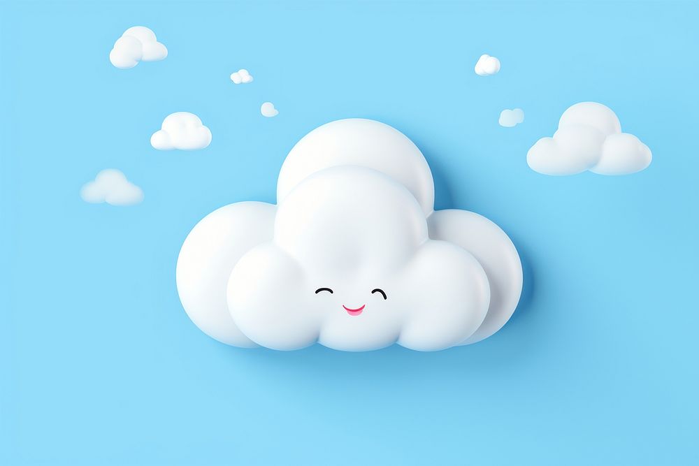 Cloud nature blue sky. AI generated Image by rawpixel.