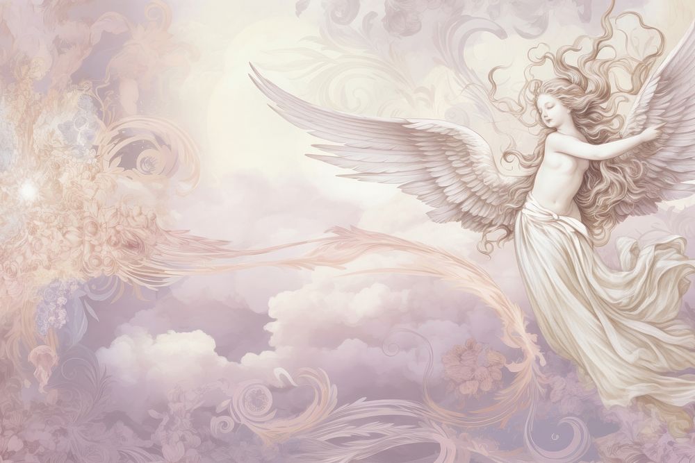 Angel spirituality backgrounds creativity.
