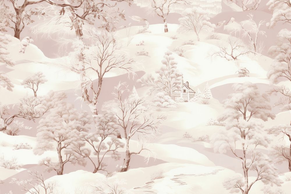 Snow field landscape wallpaper outdoors.