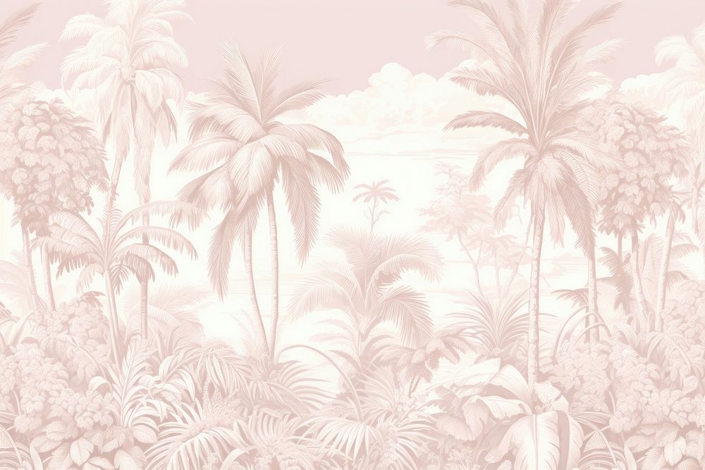 Tropical fkower wallpaper outdoors pattern.