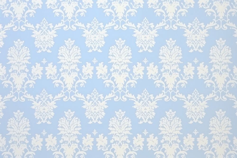 1960s vintage wallpaper babyblue damask pattern backgrounds repetition.