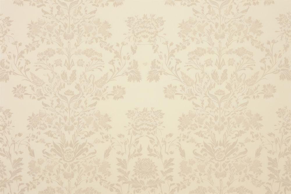 1960s vintage wallpaper beige damask | Premium Photo Illustration ...