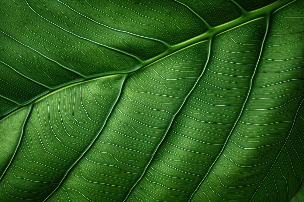  Tropical leaf texture plant green backgrounds. 