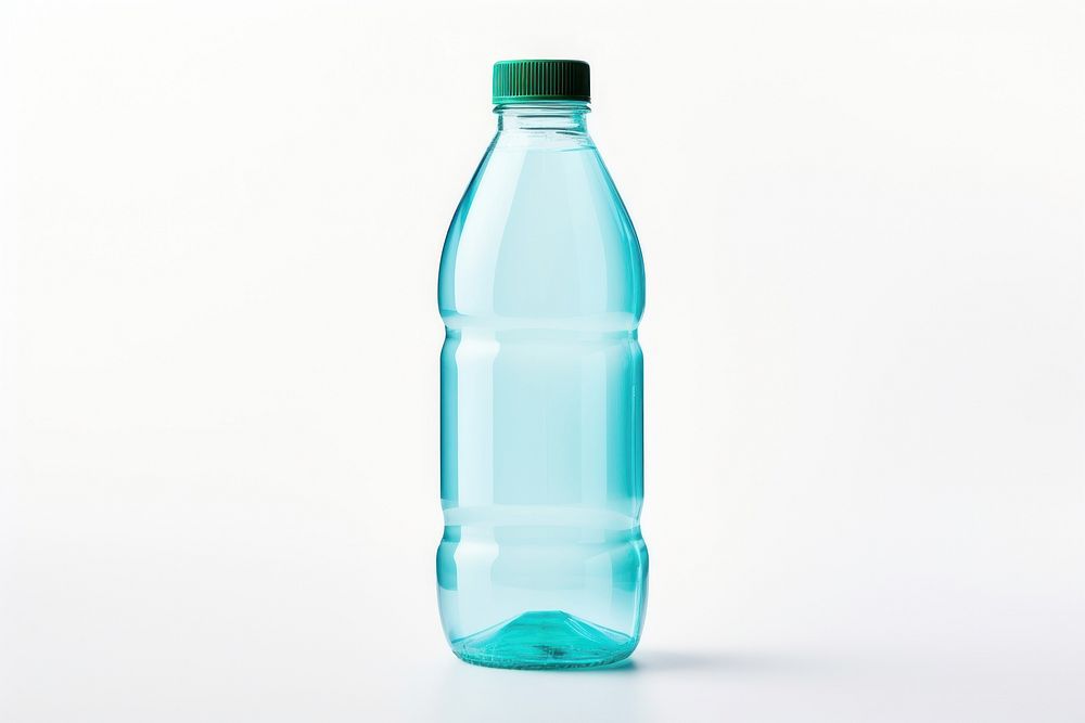 Water bottle blue white background refreshment. AI generated Image by rawpixel.