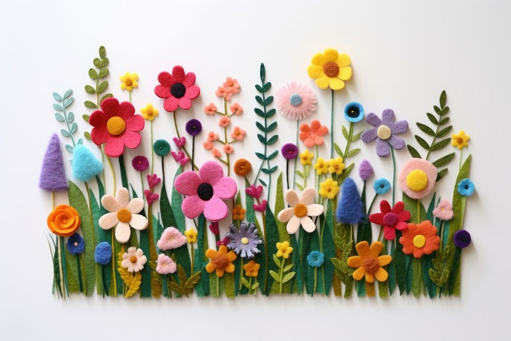 Photo of wildflower scene art plant craft.