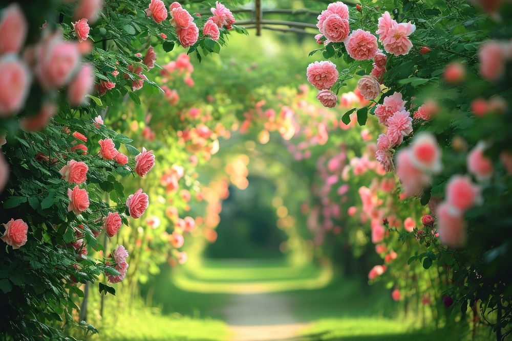 Roses garden outdoors blossom flower.