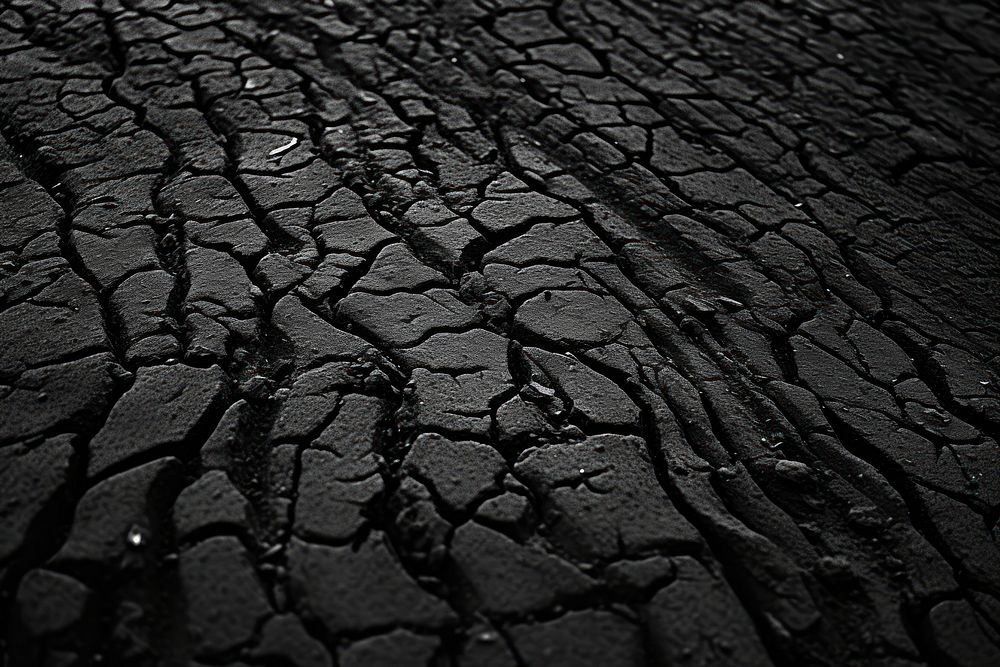  Black road texture black asphalt soil. AI generated Image by rawpixel.