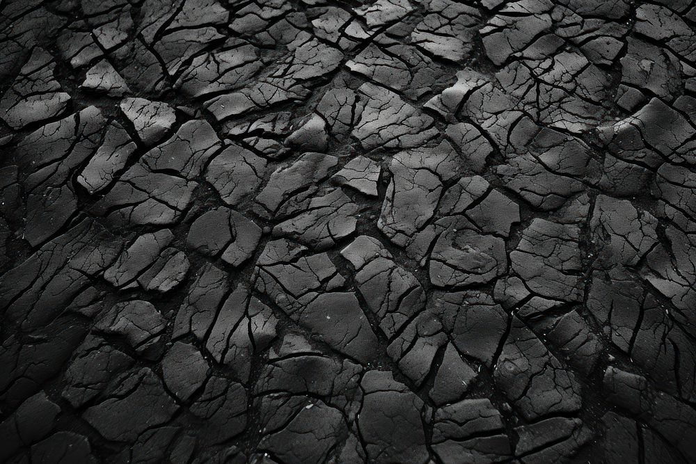  Close up asphalt texture black soil cobblestone. AI generated Image by rawpixel.