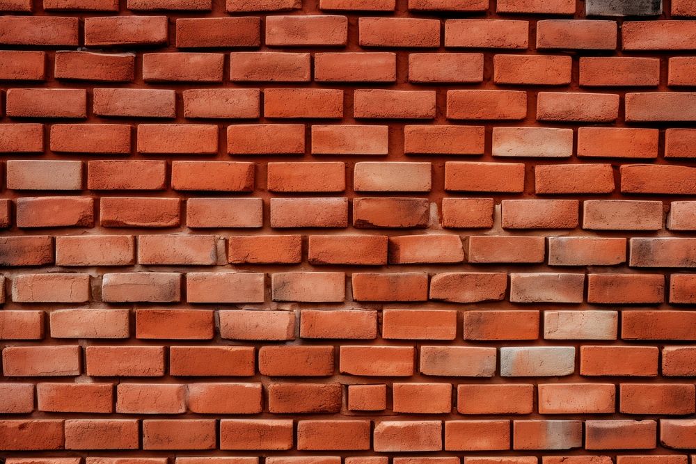  Red brick wall architecture pattern red. AI generated Image by rawpixel.