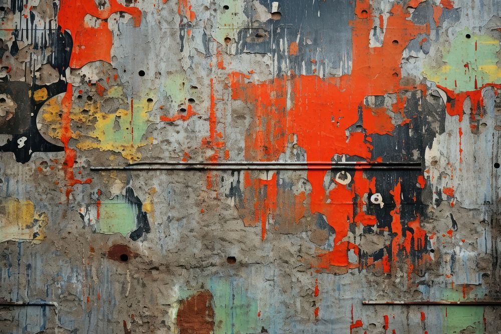  Spray paint texture backgrounds rust wall. AI generated Image by rawpixel.