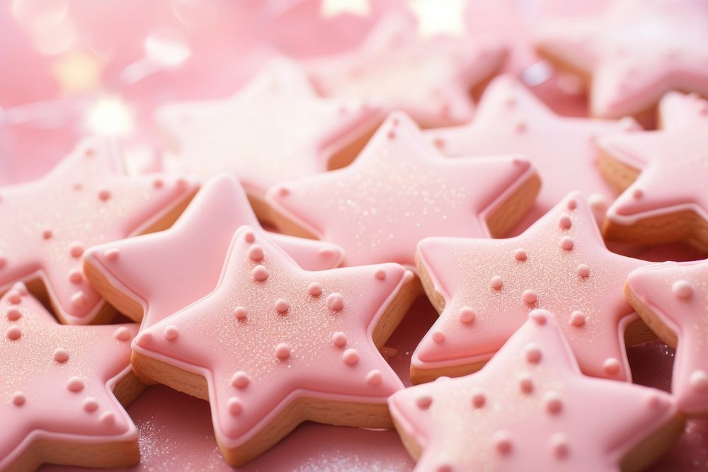  Stars backgrounds dessert cookie. AI generated Image by rawpixel.