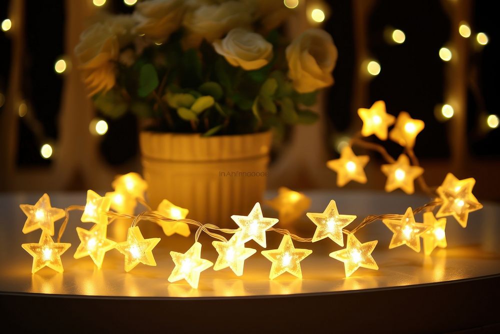  Star decoration light star. AI generated Image by rawpixel.