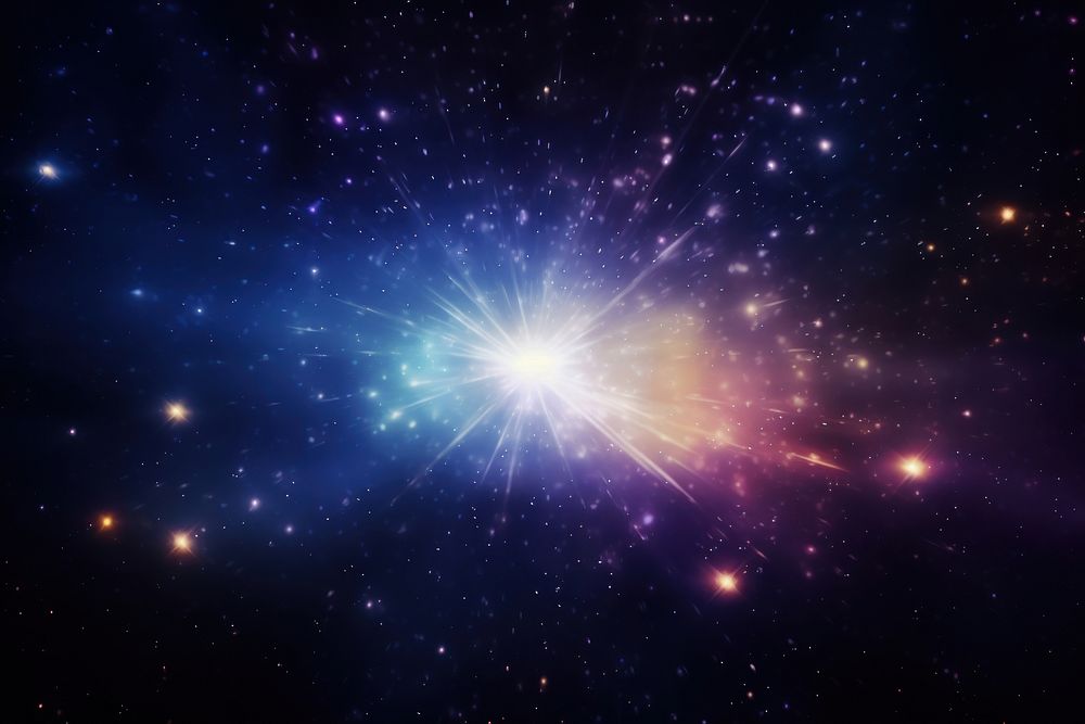  Aura star light background backgrounds astronomy universe. AI generated Image by rawpixel.