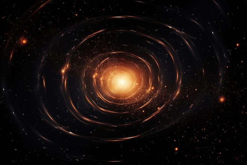  Stars Black hole space astronomy. AI generated Image by rawpixel.