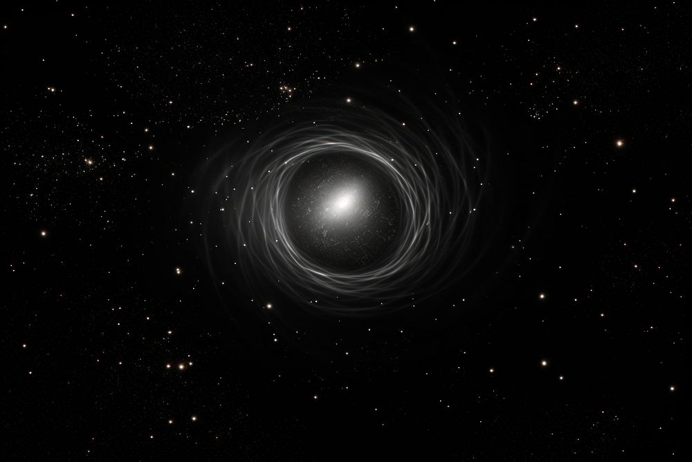  Stars Black hole space astronomy. AI generated Image by rawpixel.
