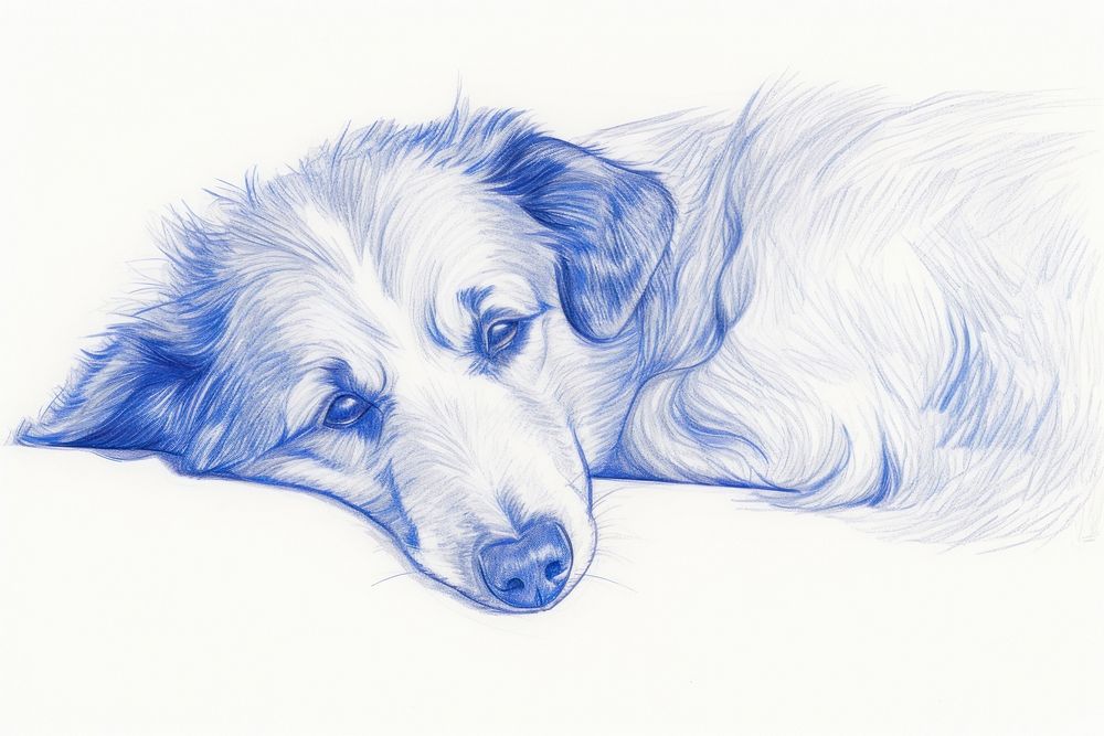 Dog drawing sketch dog.