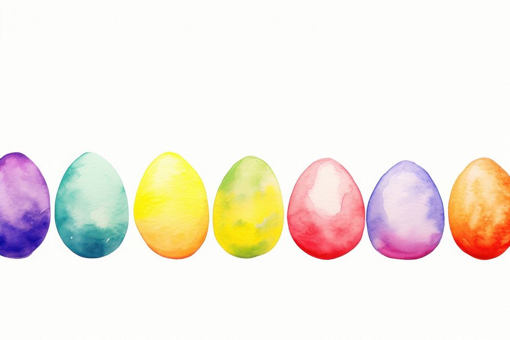 Spring easter egg border white background celebration creativity.