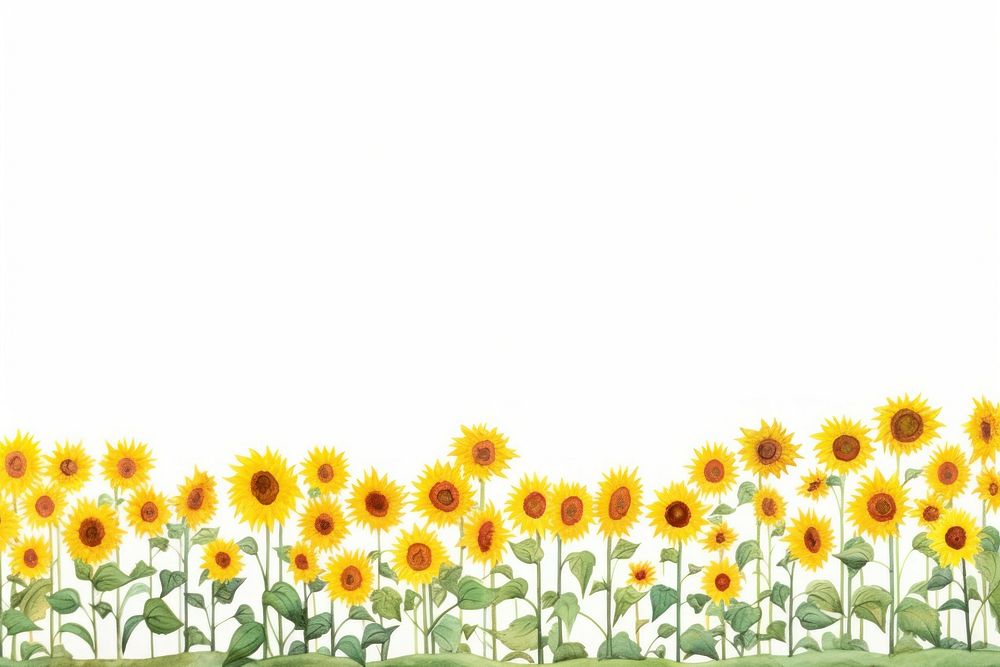 Sunflower backgrounds nature plant.