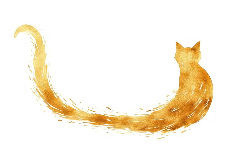 Cat animal mammal white background. AI generated Image by rawpixel.