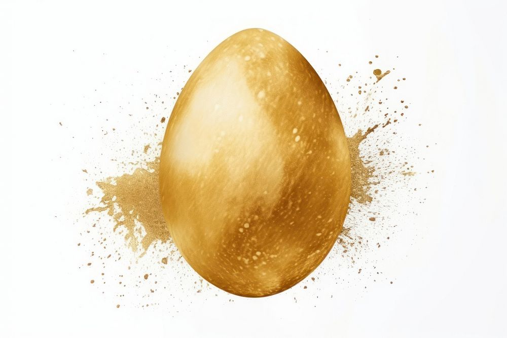 Easter egg food white background freshness. AI generated Image by rawpixel.