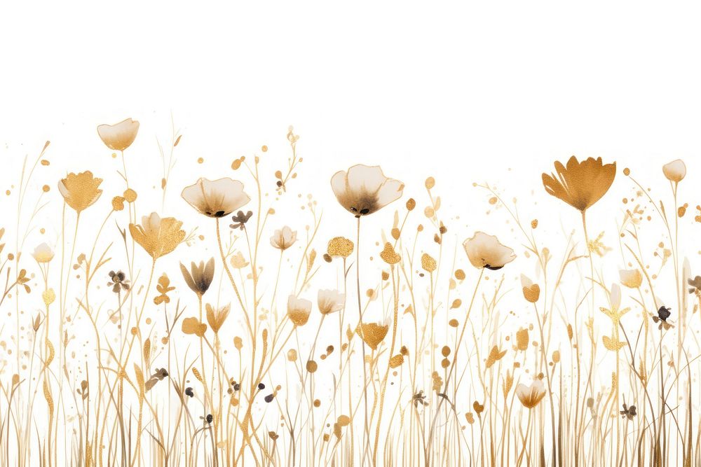 Flower meadow backgrounds outdoors pattern. AI generated Image by rawpixel.