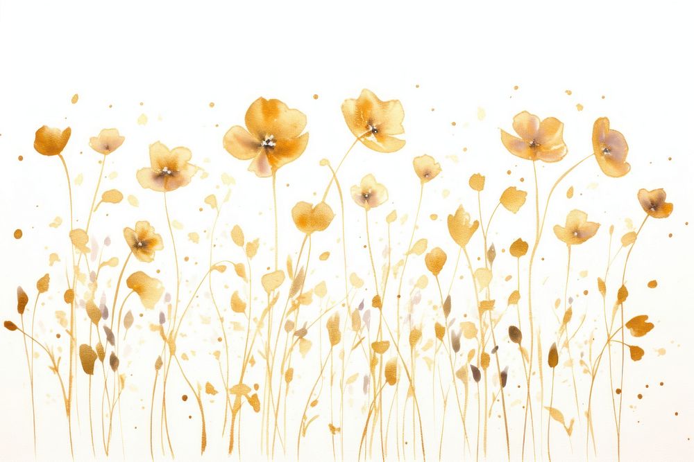 Flower meadow backgrounds pattern plant. AI generated Image by rawpixel.