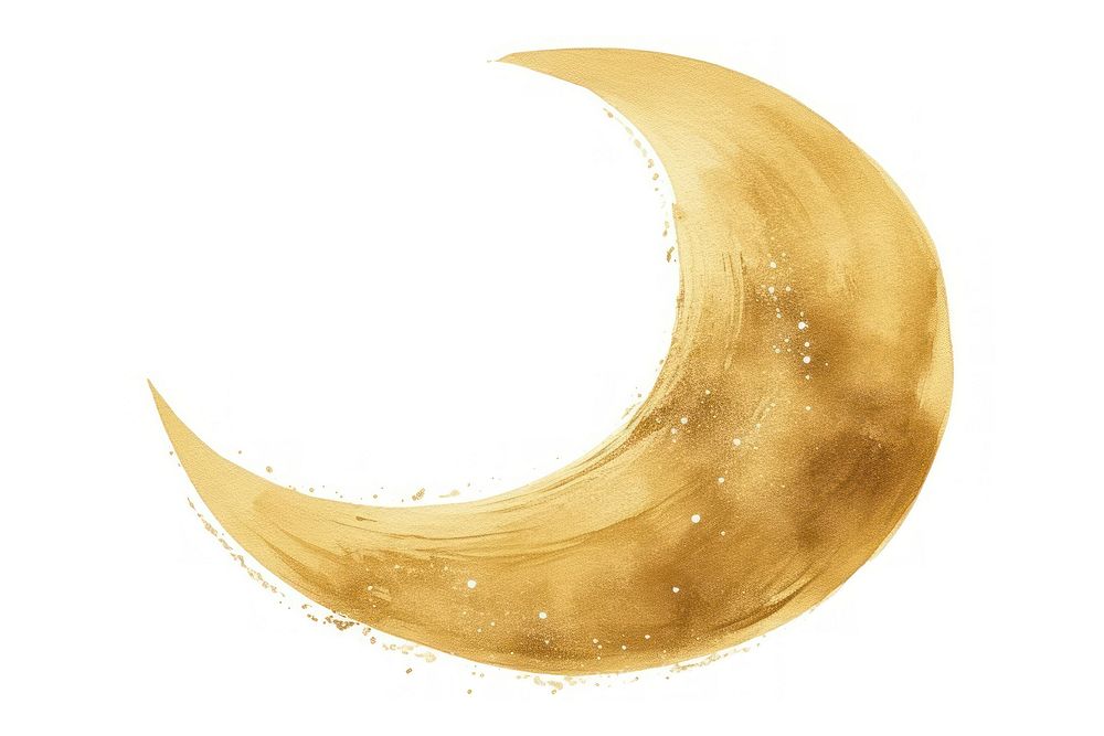 Moon nature night gold. AI generated Image by rawpixel.