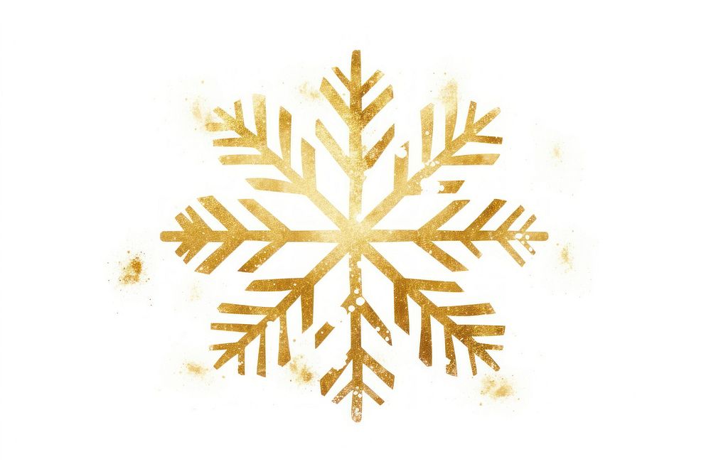 Snowflake pattern white white background. AI generated Image by rawpixel.