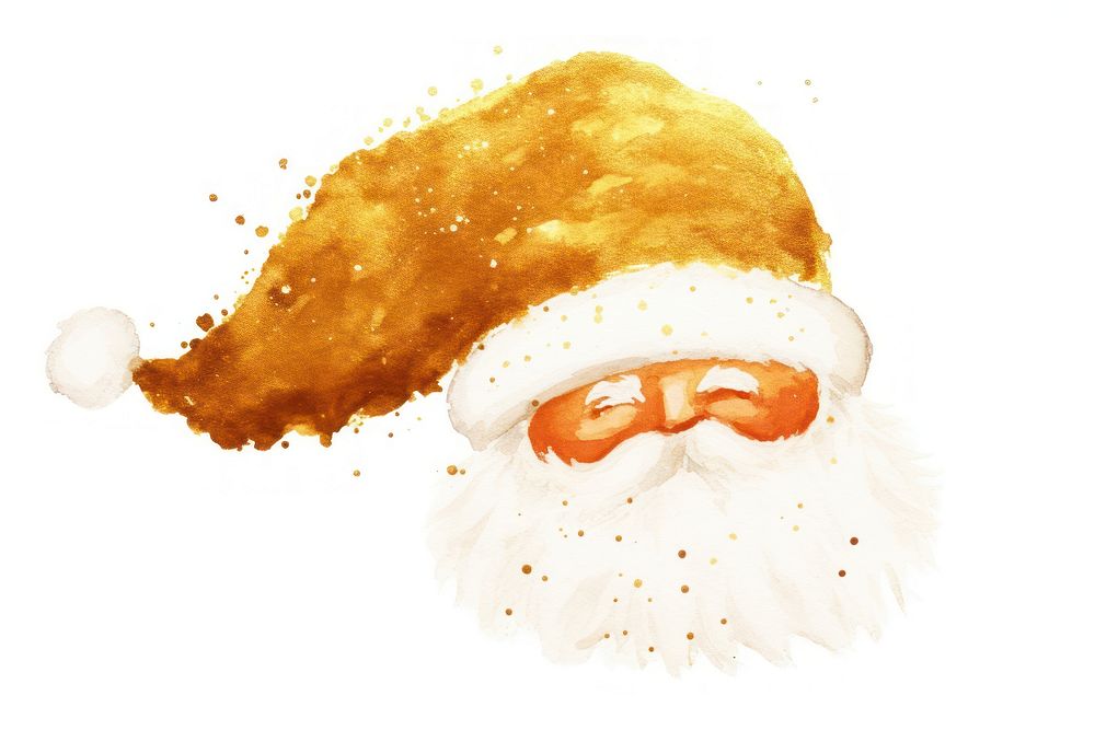 Santa food white background celebration. AI generated Image by rawpixel.