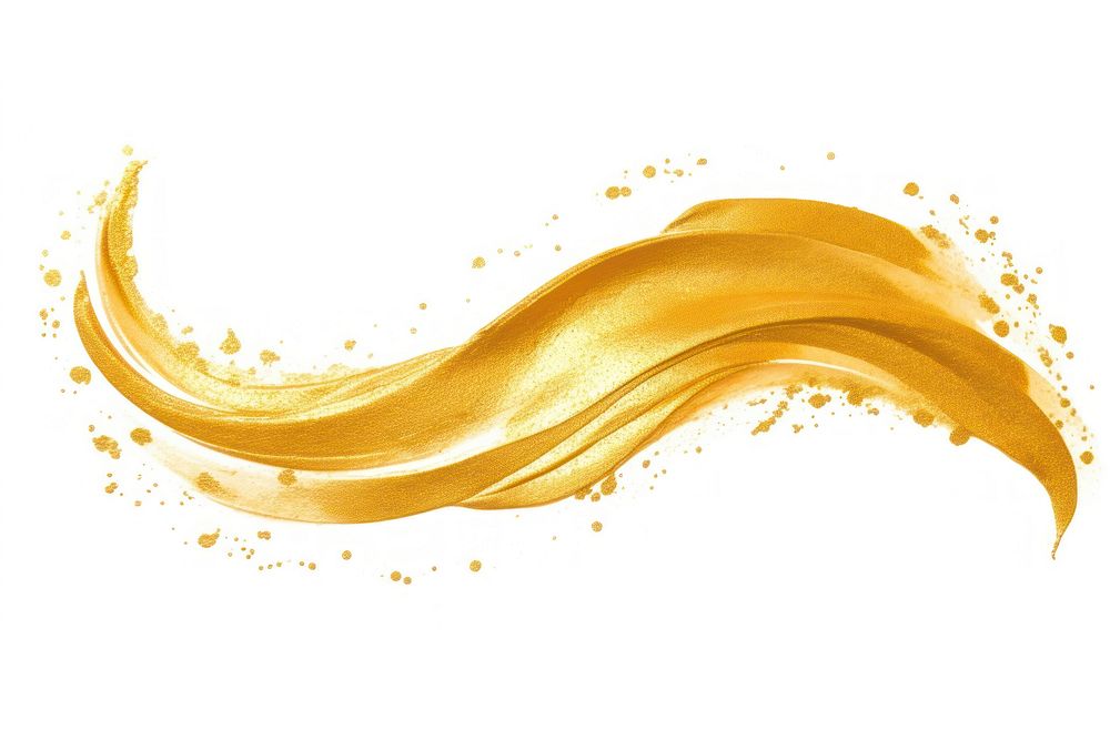 Ribbon gold backgrounds ink. AI generated Image by rawpixel.