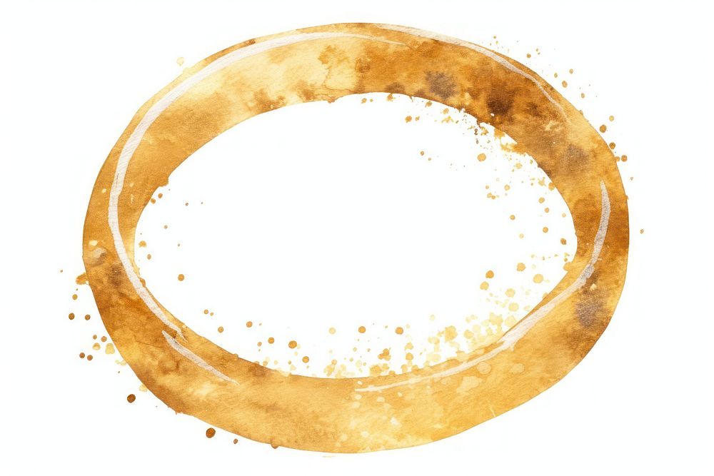 Wedding ring gold jewelry white background. AI generated Image by rawpixel.
