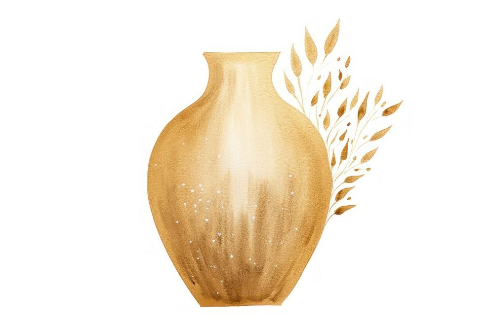 Vase white background decoration handicraft. AI generated Image by rawpixel.