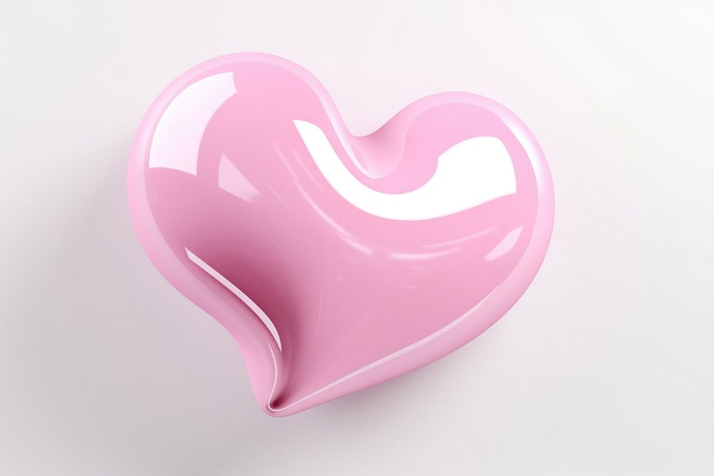 HEART SHAPE heart pink heart shape. AI generated Image by rawpixel.