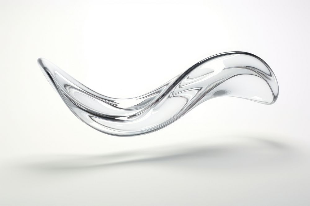 Glass silver white line.