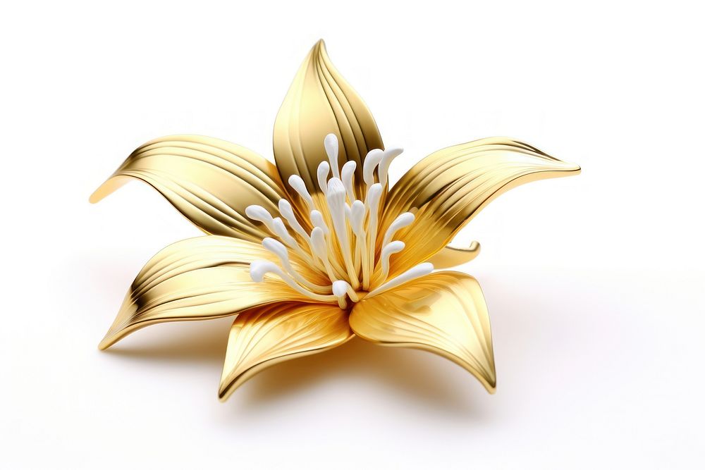 Lily flower brooch petal.