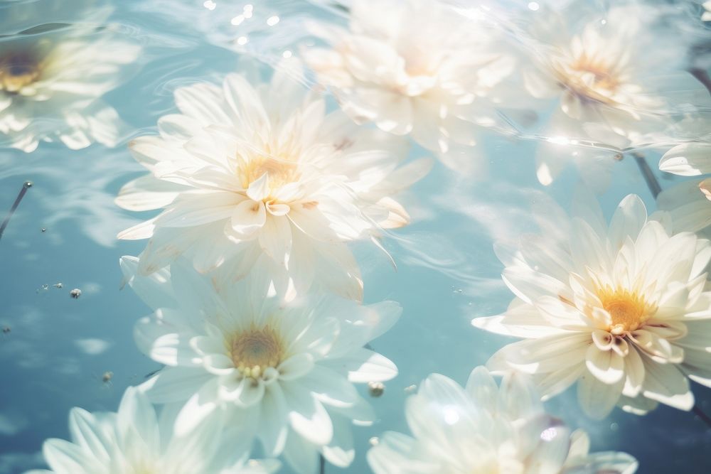  Flower backgrounds outdoors blossom. AI generated Image by rawpixel.