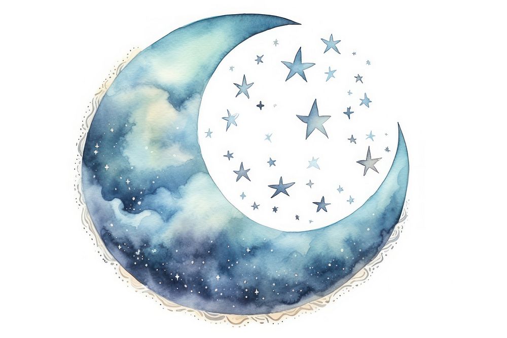 Night moon astronomy astrology.
