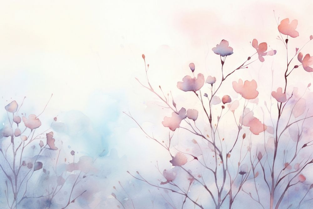  Winter bokeh flower backgrounds outdoors. AI generated Image by rawpixel.