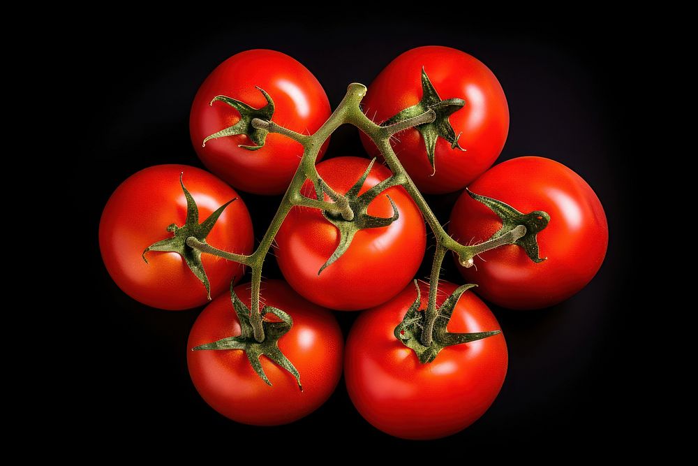Tomatoes vegetable fruit plant. AI generated Image by rawpixel.