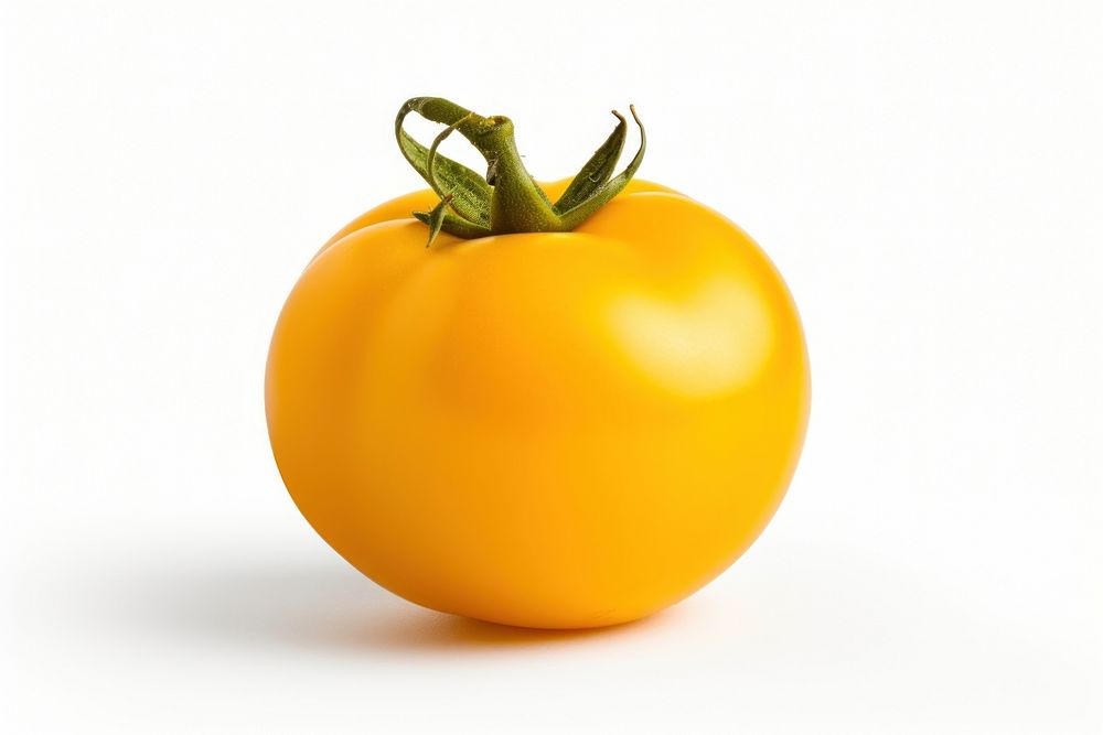 Yellow tomato vegetable fruit plant. AI generated Image by rawpixel.