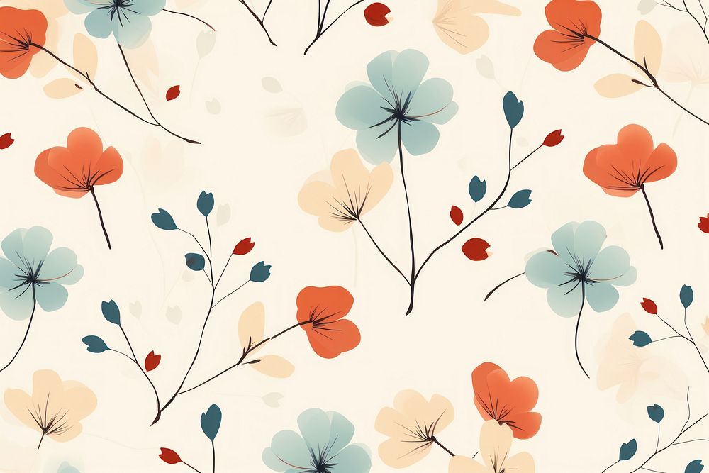  Abstract pattern flower backgrounds. AI generated Image by rawpixel.