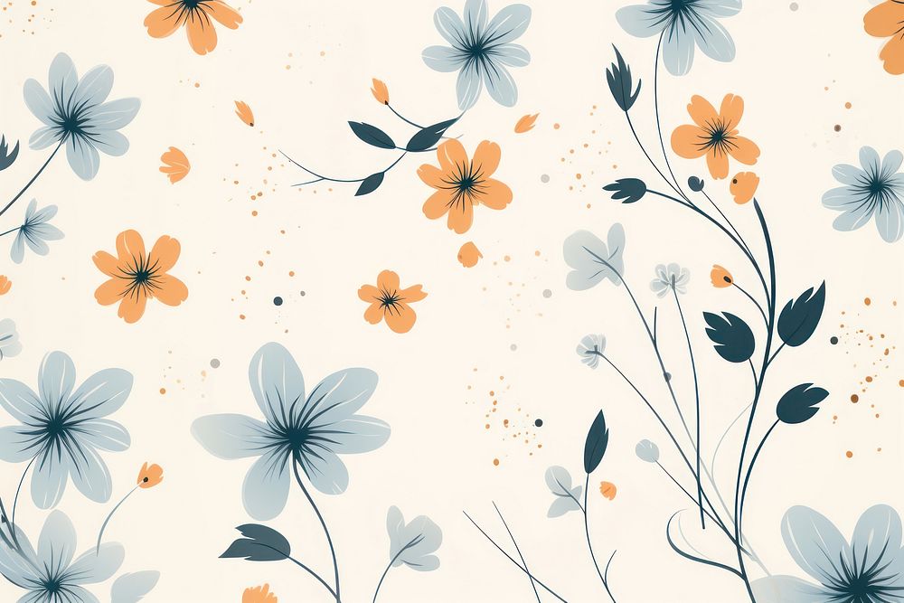  Abstract pattern flower backgrounds. AI generated Image by rawpixel.