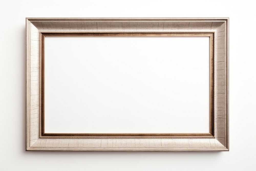 Metallic backgrounds frame white background.