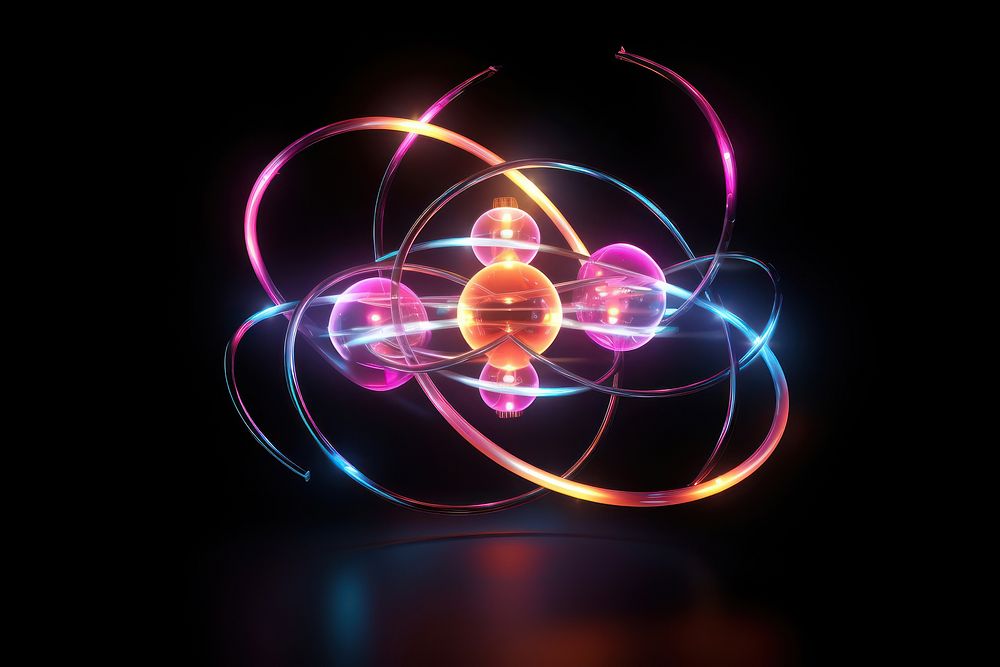 Atom light technology sphere.