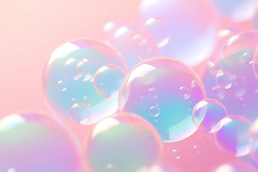Bubble backgrounds biotechnology transparent.