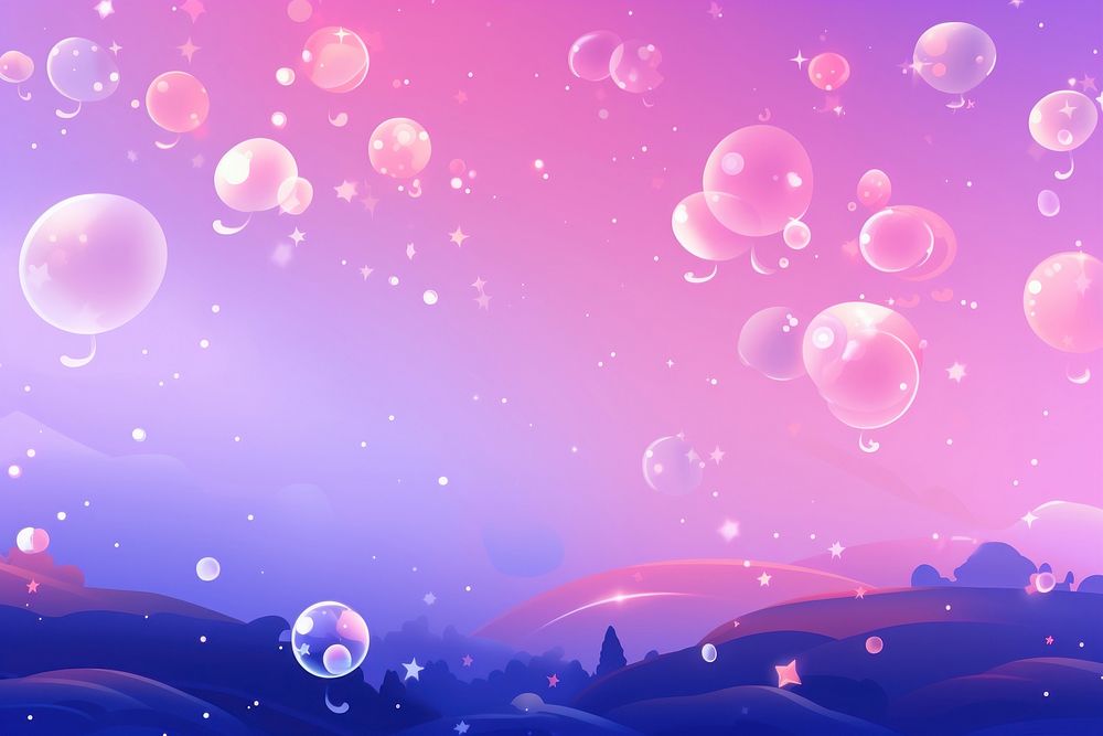 Cartoon pastel shooting stars backgrounds outdoors purple.
