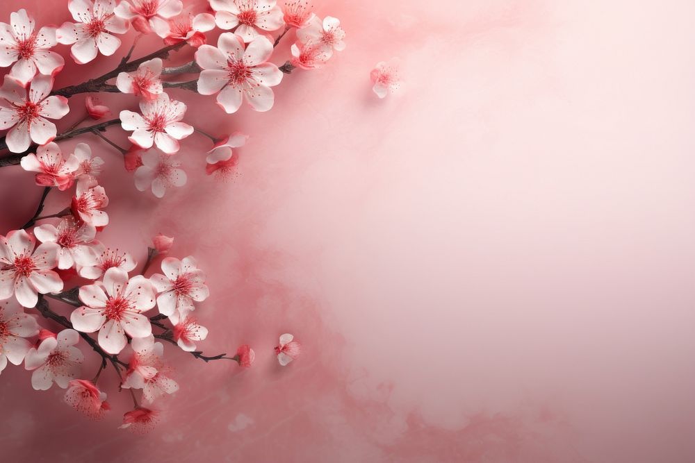 Chinese New Year style of sakura backgrounds blossom flower.